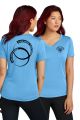 Sport-Tek Women's PosiCharge Competitor V-Neck Tee - Carolina Blue - LST353